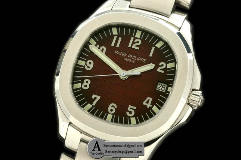 Patek Philippe Aquanaut Jumbo V3 Auto SS/SS Brown Asian 4813 28800 Replica Watches
