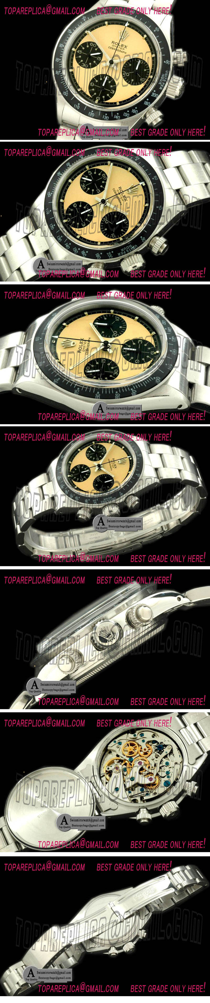 Rolex Daytone 6263 SS SS Amble Asian Venus 75 HandWind Replica Watches