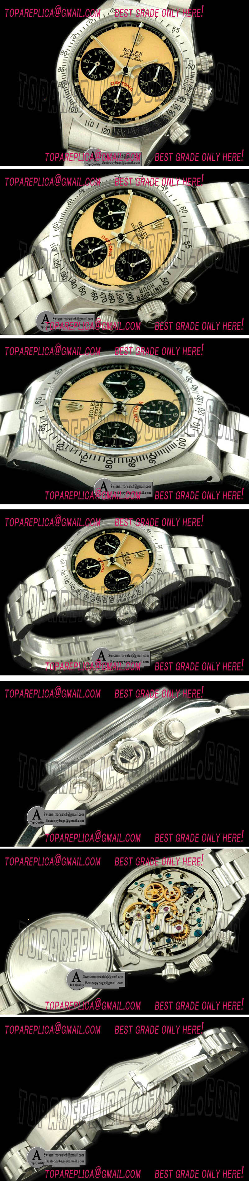 Rolex Daytona 6263 SS SS Amble Asian Venus 75 Handwind Replica Watches