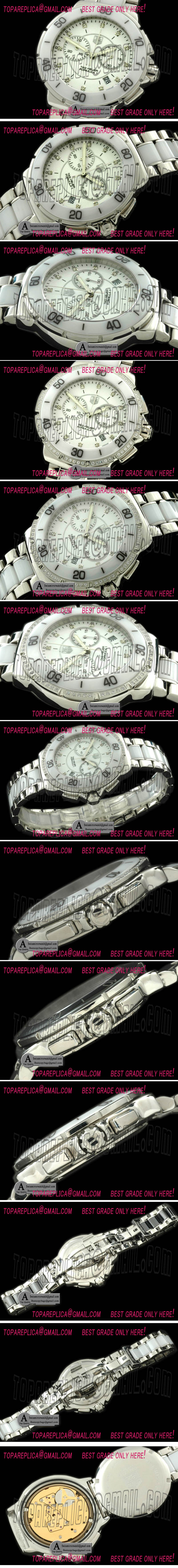 Tag Heuer CAH1211.BA0863 F1 Ladies SS Ceramic White Replica Watches