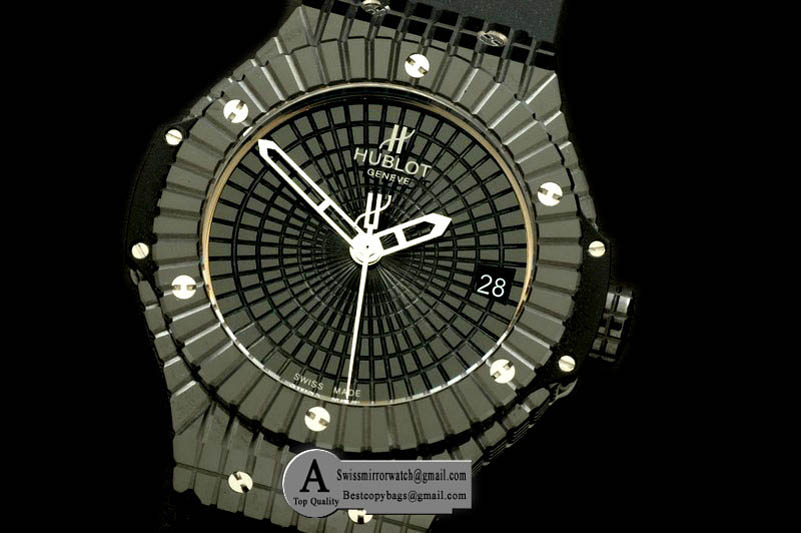 Hublot Big Bang Special Edition Caviar Full Black 1:1 Replica Watches