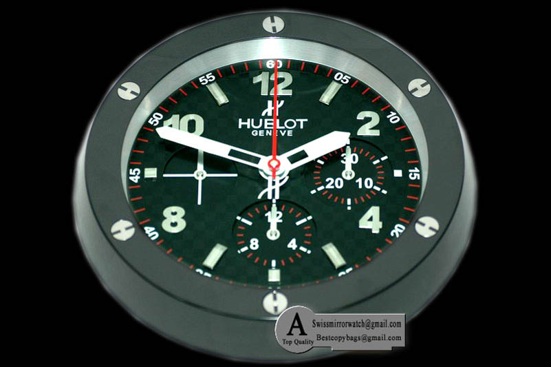 Hublot Dealer Clock 301.SB.131.SB BigBang Style PVD CF Black Swiss Quartz Replica Watches