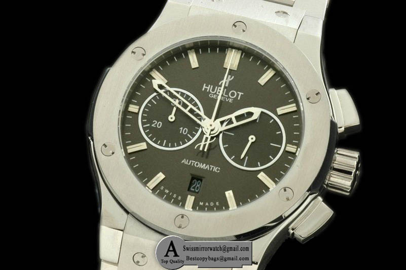 Hublot Classic Fusion Chrono V2 521.NX.7070.NX SS SS Grey A 7750 Replica Watches