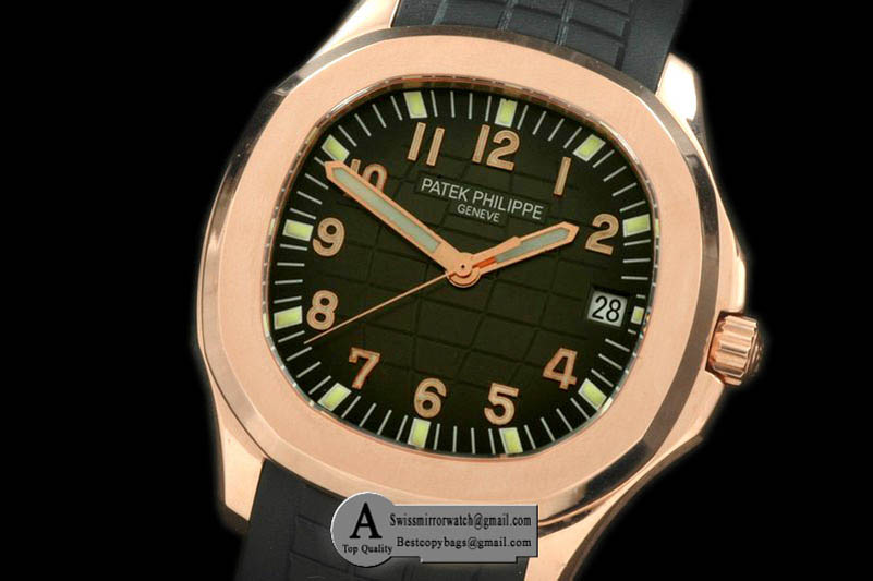 Patek Philippe Aquanaut Jumbo V3 Auto SS Rubber Black Swiss Eta 2824-2 Replica Watches