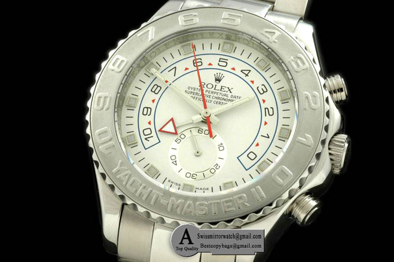 Replica Rolex 2007 Yatchmaster II (42mm) 116689 SS White Asia 2813 Watches