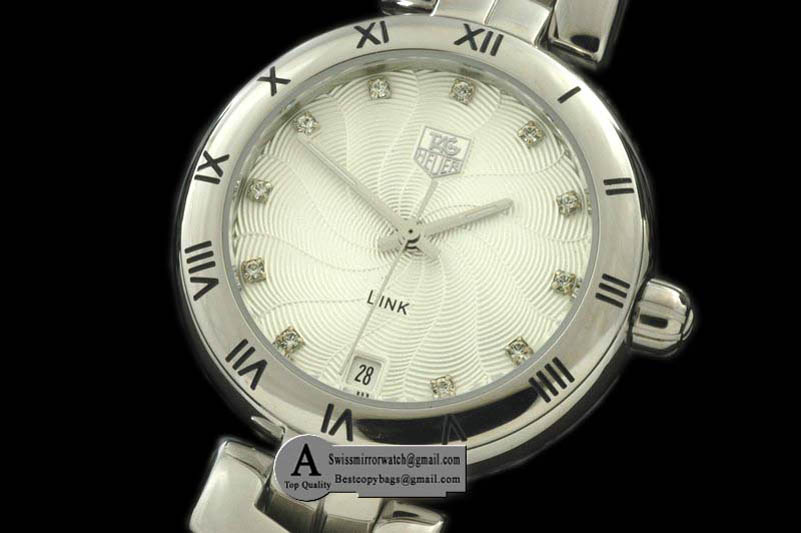 Tag Heuer 2012 Link Sports SS SS White Diamond S-Qtz Replica Watches