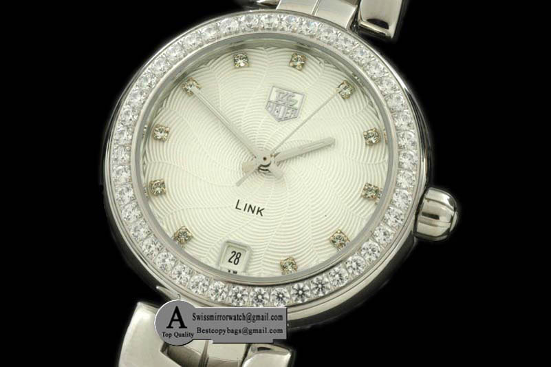 Tag Heuer 2012 Link Sports SS SS White Diamond S-Qtz Replica Watches
