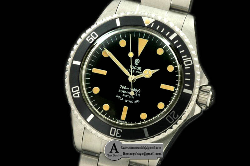 Tudor Vintage 5514 No Date Submariner Asia 2813 21J Replica Watches