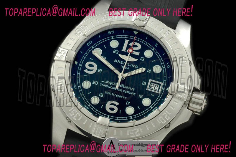 Replica Breitling Superocean A1739010/B772 Steelfish V2 SS/Rubber Black - Swiss ETA 2836 Watches