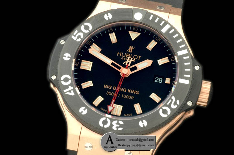 Hublot Big Bang King Rose Gold A-7750 Replica Watches