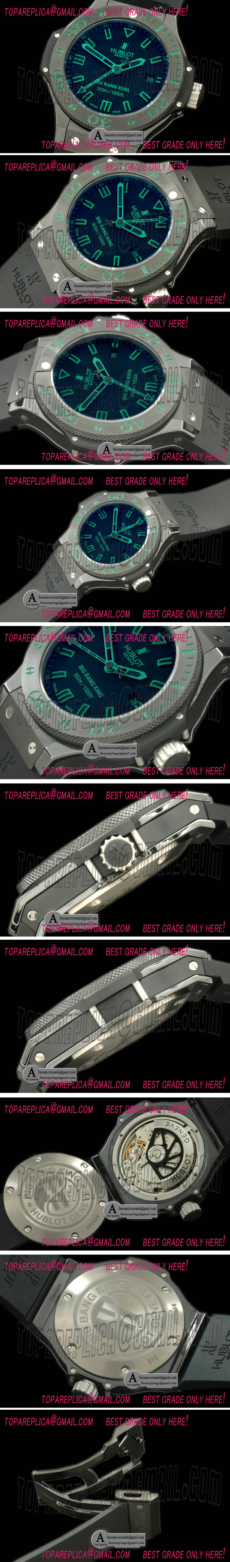 Hublot Big Bang King 312.PM.1189.RX Green Magic A-7750 Replica Watches