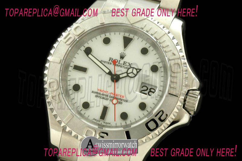 Rolex Yachtmaster Men SS White Asia 2813