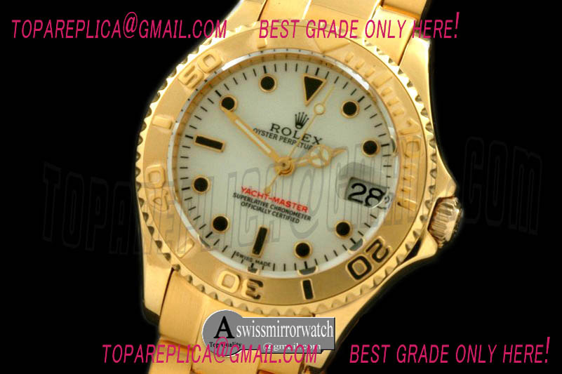 Rolex Yachtmaster Mid YG White Asian 2813 21J