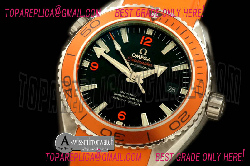 Omega Planet Ocean Ceramic 45mm SS/RU Orange Asian 2836