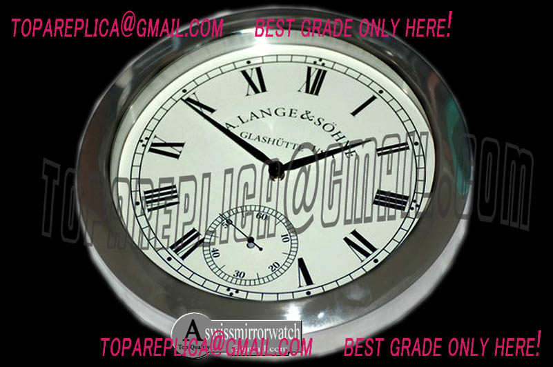 A.Lange & Sohne Dealer Clock Lange 1 Style SS/Wht-Roman Swiss Quartz