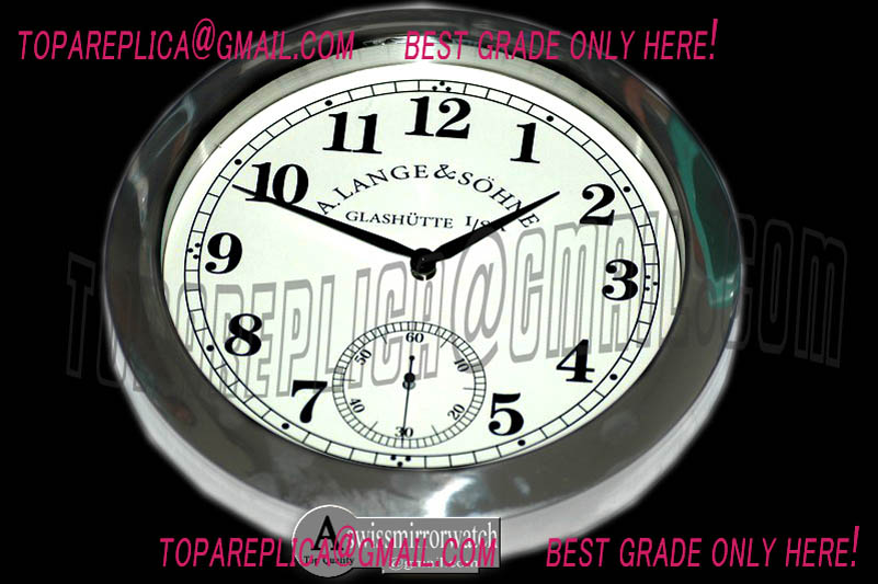 A.Lange & Sohne Dealer Clock Lange 1 Style SS/Wht-Num Swiss Quartz