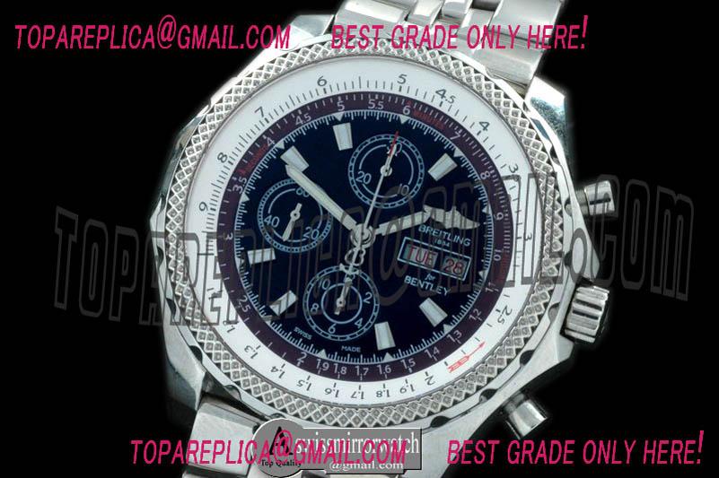 Breitling Bentley GTII SS/SS Black/Brown Asia 7750 28800bph