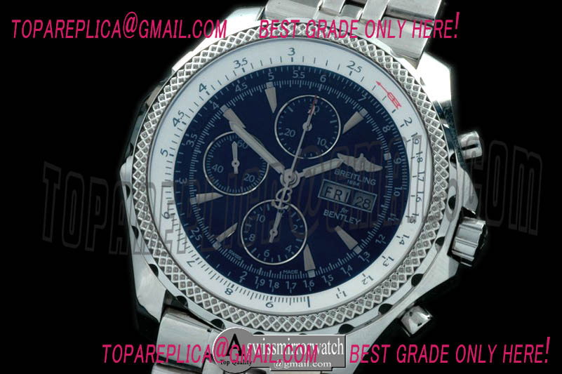 Breitling Bentley GTII SS/SS Black Sabre Asia 7750 28800bph