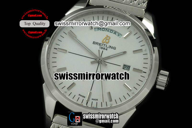 Breitling TransOcean DayDate SS/ME White Asian 2836