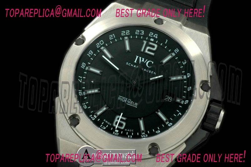 IWC Ingenuier 3785 Duo Time SS/RU Black A-2813