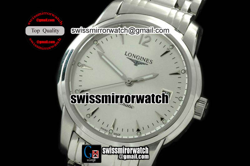 Longines Masters Collection SS/SS White Asian 2824-2