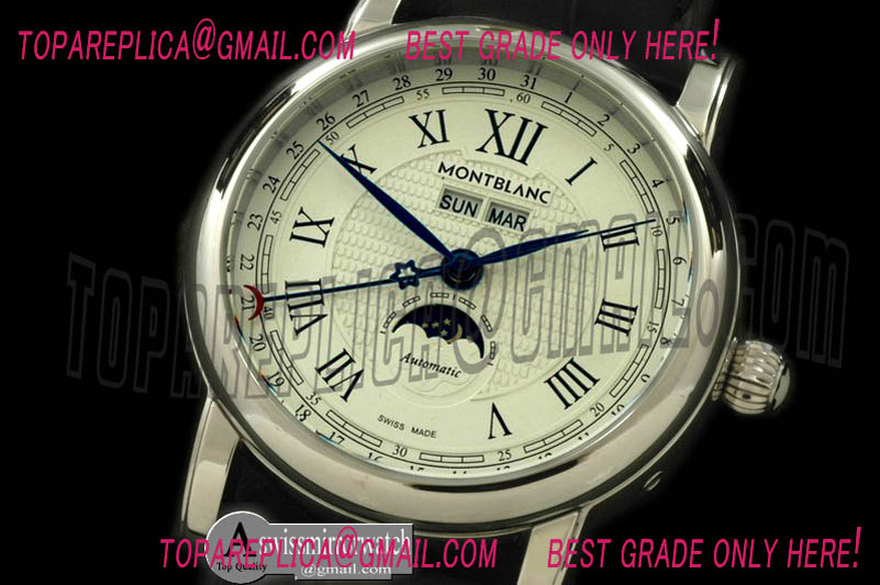 Montblanc Classic Perpetual Calendar SS/LE White Asian 2813