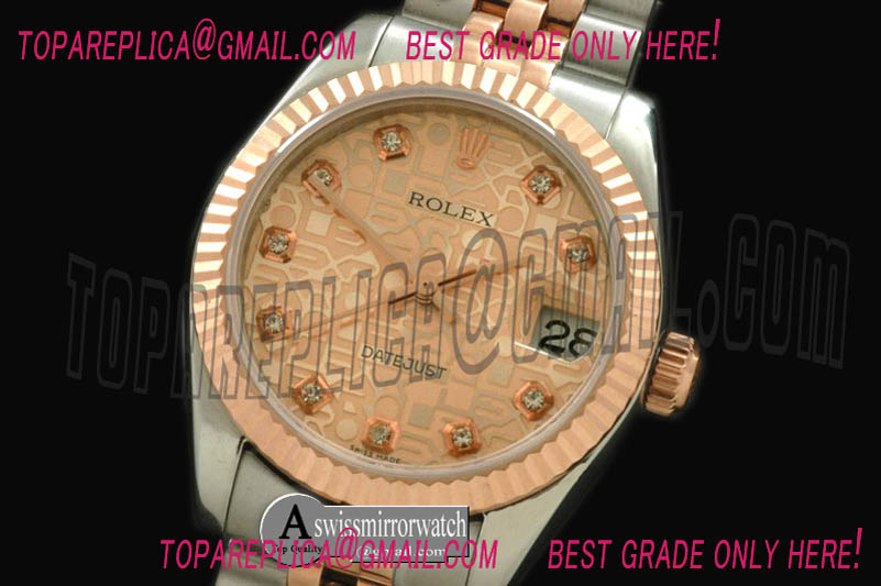 Rolex SS/RG Jubilee R-Gold Diam Swiss 2688/2355