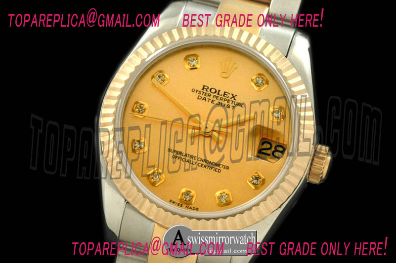 Rolex SS/YG Oyster Gold Diam Swiss 2688/2355