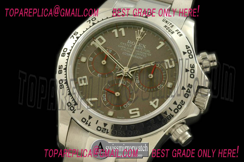 Rolex Daytona 116519 SS/SS Grey Num A-7750 Sec@6