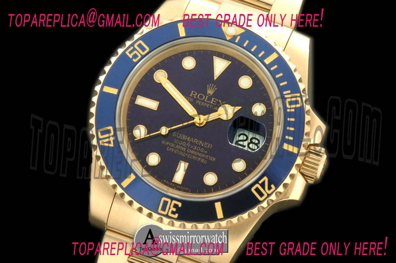Rolex 116619 Blue FG Sub Swiss 2836/3135