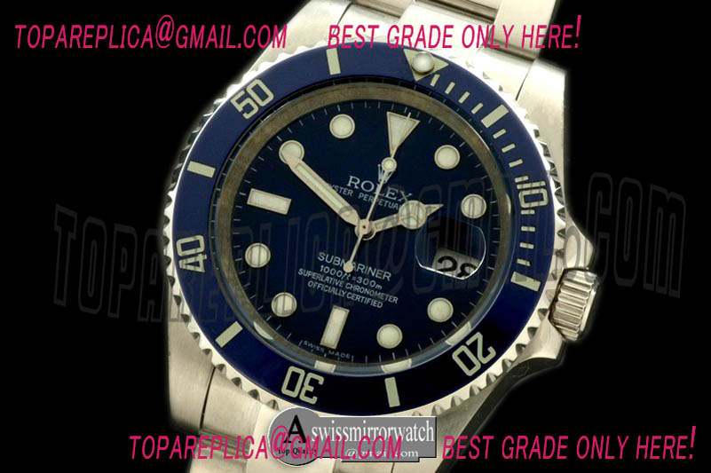 Rolex Submariner 116610 Blue Submariner Asian 2836-3135