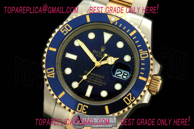 Rolex Submariner 116613 Blue TT Sub Asian 2836/3135