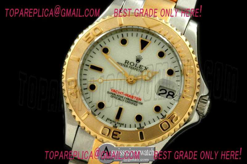 Rolex Yachtmaster Mid SS/YG White Asian 2836/3135