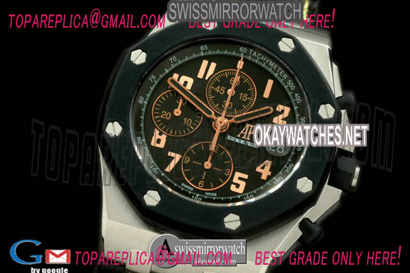 Audemars Piguet Royal Oak Chrono SS/LE 57th L-Ed Black A-7500