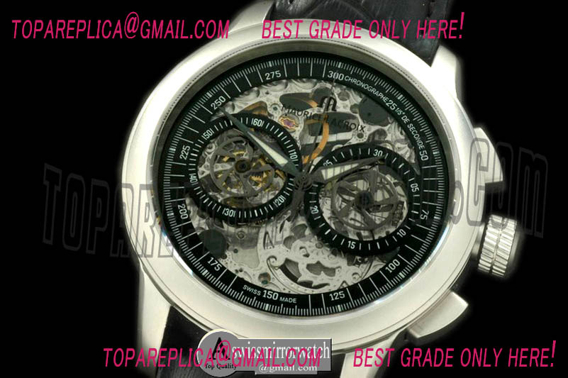 Maurice LeCroix Masterpiece Skeleton Chronographe SS/LE Blk Venus 75