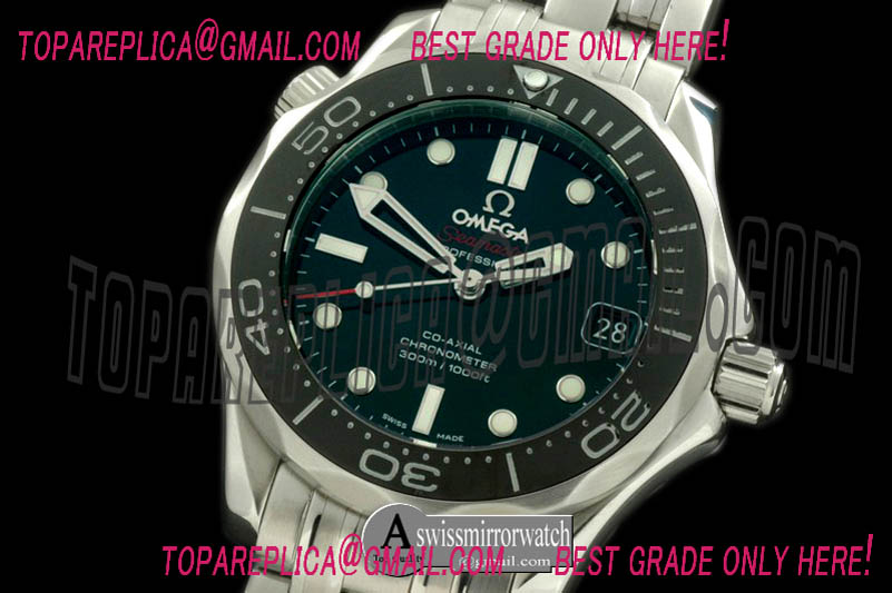 Omega Seamaster 300M Ladies SS/SS Black Miyota 9105