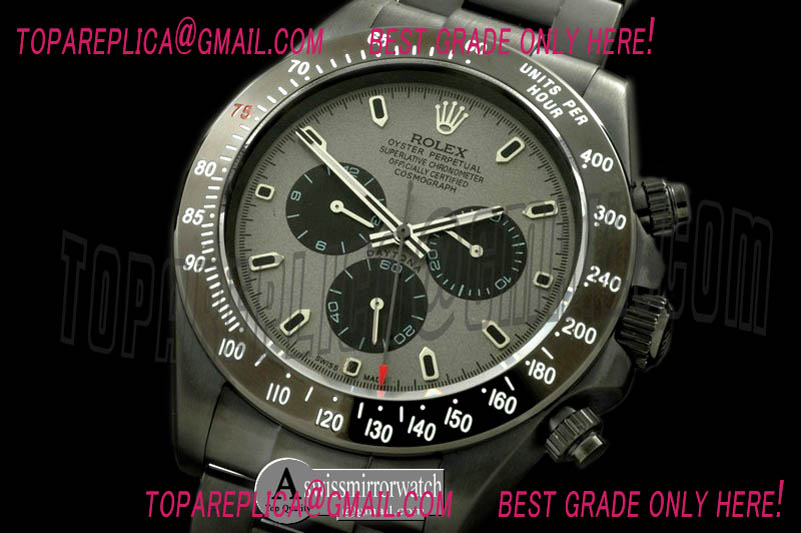 Rolex Brevet Plus Daytona PVD/PVD Grey Asian 2813