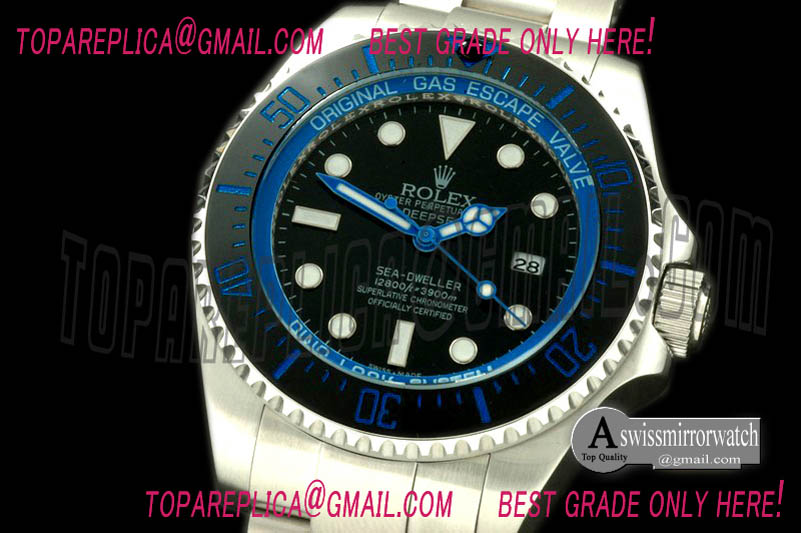 Rolex DeepSea Watch What if Edition SS Blk/Blue A2813