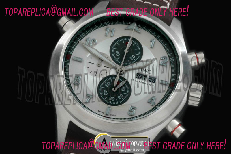 IWC Spitfire Chrono SS/LE White Jap OS20 Qtz