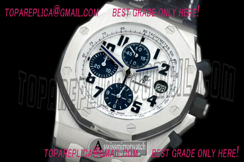 Audemars Piguet Royal Oak Chrono Navy Limited Edition SS/LE Navy A-7750