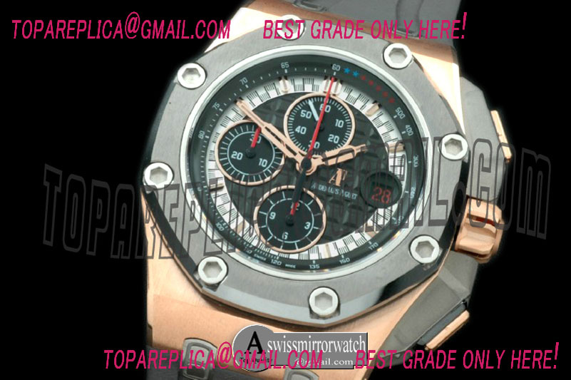 Audemars Piguet Royal Oak Offshore 44mm RG Cermet Bezel Michael Schumacher 1:1 JF Best Edition A7750