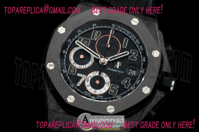 Audemars Piguet Royal Oak Offshore "GINZA 7" Forged Carbon JF Best Edition on Rubber Strap A7750