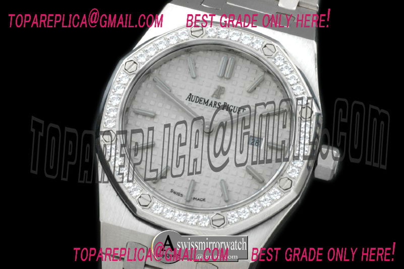 Audemars Piguet Royal Oak Ladies SS/SS White S-Qtz