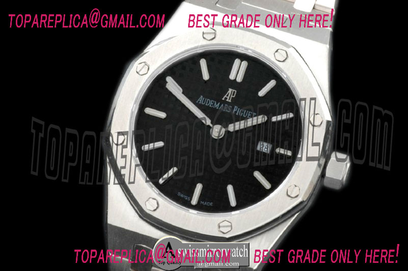 Audemars Piguet Royal Oak Ladies SS/SS Black S-Qtz