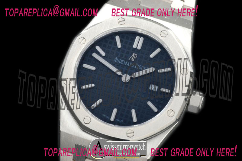 Audemars Piguet Royal Oak Ladies SS/SS Blue S-Qtz