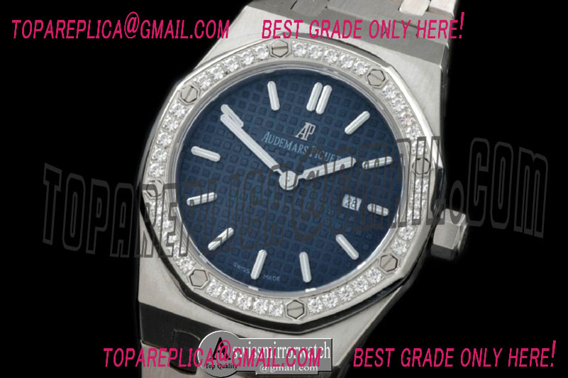 Audemars Piguet Royal Oak Ladies SS/SS Blue S-Qtz