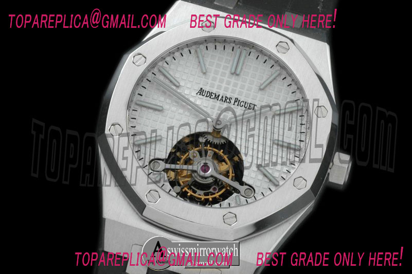 Audemars Piguet Royal Oak Tourbillon SS/LE White Real Tourbillon