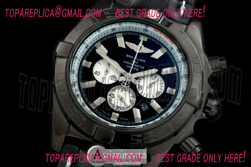 Breitling Chronomat B01 PVD/LE Black Roman Jap OS20 Qtz