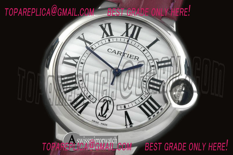 Ballon De Cartier Mid SS/LE White Roman Miyota