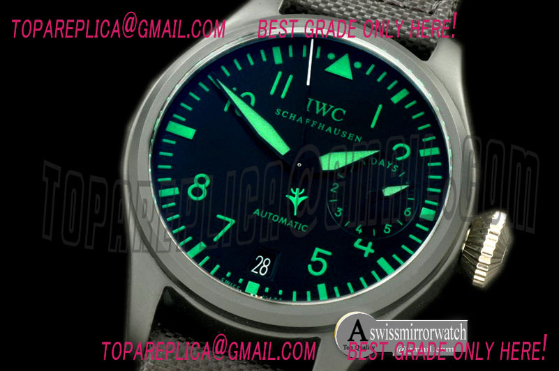 IWC Big Pilot 5019 Boutique CER/NY Blk/Green Asian 23J